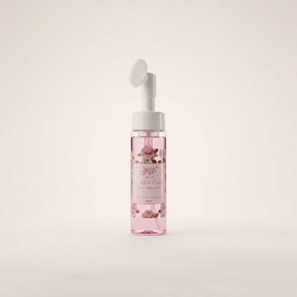 Foaming Face Wash - Rose Extract