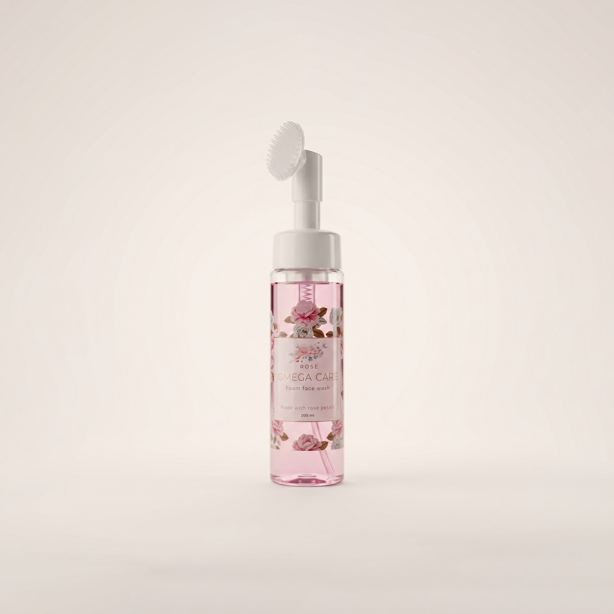 Foaming Face Wash - Rose Extract - Image 1